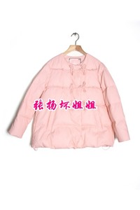 安所正品女装VE 2022年冬季圆领甜美小香风羽绒服 DD1Y150 包邮