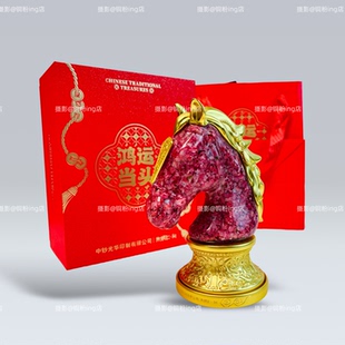 现货|朱炳仁铜 鸿运当头马到成功马头摆件家居装饰工艺品摆件