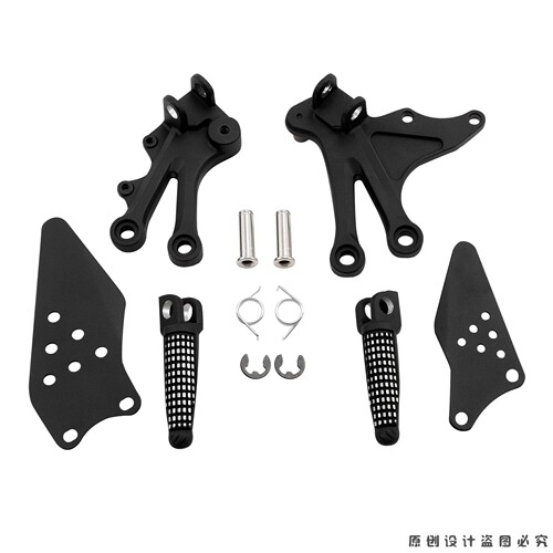 适用川崎 ZX-10R ZX10R 04-05年 前脚踏总成 前脚踏支架 三角支架