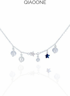 QIAOONE星月系列原创设计锁骨链