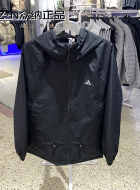 阿迪达斯女士连帽加绒保暖运动休闲夹克外套KS2807 KS2808 KS2809