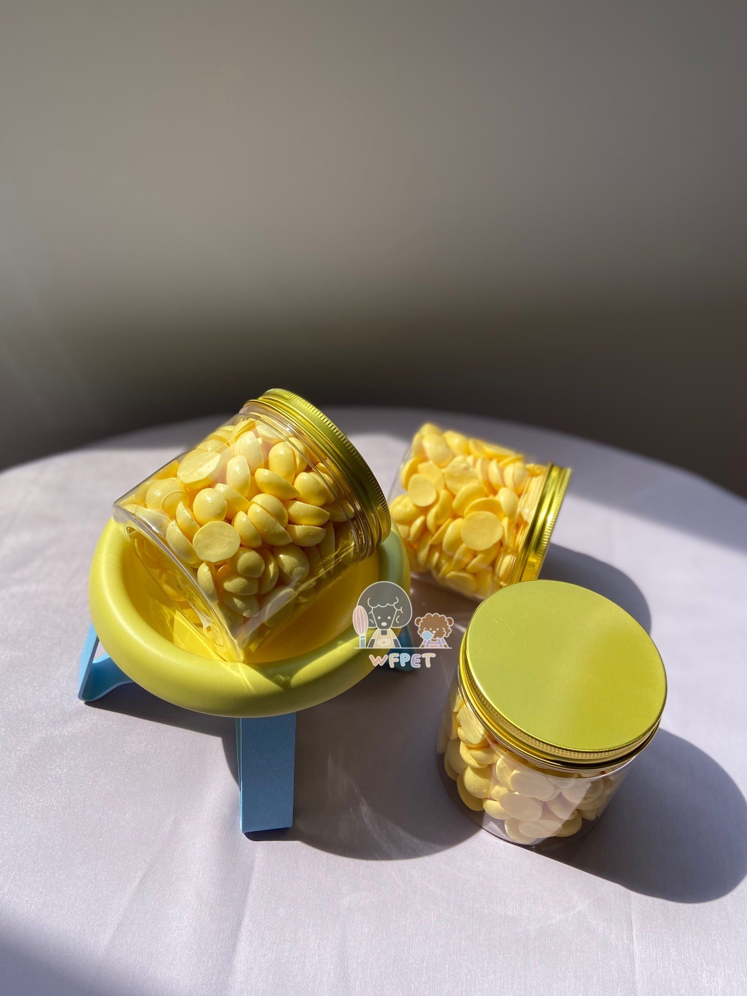 汪府 芭比妈手工自制蛋奶溶豆蛋黄幼犬羊奶粉狗零食小馒头