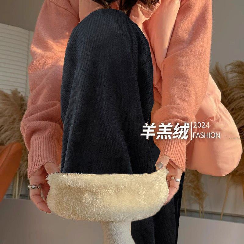 秋冬新加厚雪尼尔阔腿裤高腰保暖休闲裤宽松显瘦直筒裤女学生加绒,女装/女士精品,休闲裤,淘宝优惠券,粉丝福利购,淘宝优惠卷