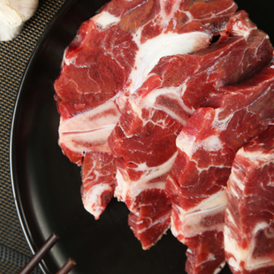 上海 山MM姆  澳洲牛肉汤骨 2kg 多肉脖骨 带肉率高 顺丰干冰冷链