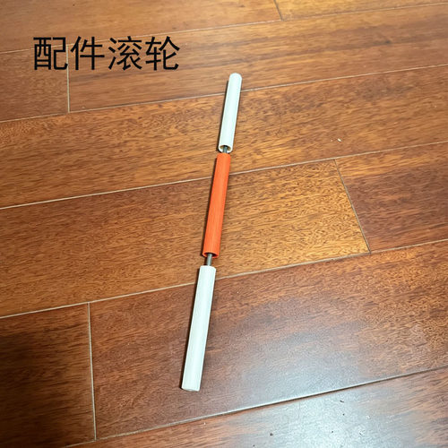 海绵拖把配件大全通用挤水胶棉拖把单独滚轮配件滚动塑料棒子家用
