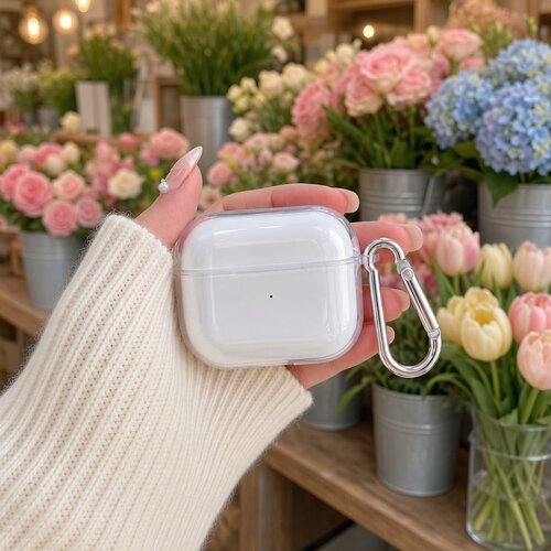 保护套防摔保护套纯透明软壳适用airpods1/2/3/4/pro/pro2/pro3苹果AirPods保护套高透保护套耳机保护套