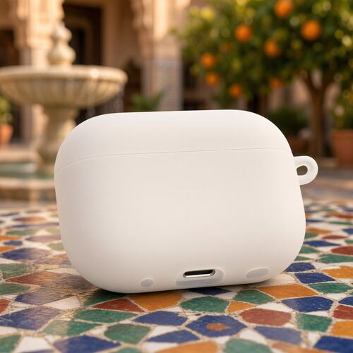 磨砂半透明耳机壳白色保护壳耐磨适用airpods1/2/3/4/5/pro/pro2/pro3苹果AirPods保护套耳机保护套软壳