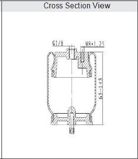 北方奔驰红岩新大康重汽豪沃豪泺豪卡A7T7H7重卡座椅空气弹簧气囊