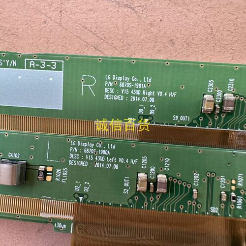 原装DELL P4317Q 边板6870S-1981A 6870S-1980A