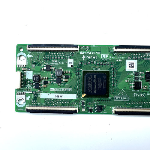 夏普LCD-60E77A LCD-60LX710A逻辑板XF245WJ CPWBX RUNTK 4221TP
