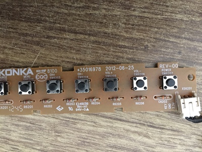 康佳LED42M2800PDE按键板35016978