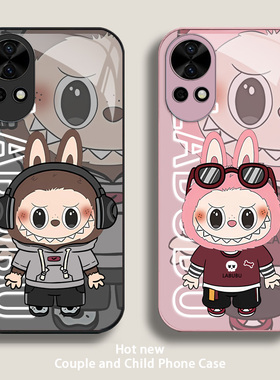 拉布布适用华为nova13手机壳nova12Pro玻璃壳nova11男女情侣10/9se/wiko智选hi畅享70s畅享60/50麦芒30保护套