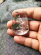 龙王鳌犷水晶天然绿幽吊坠灵无事牌挂件42 13mm28.9g