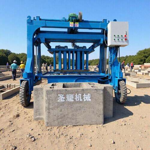自嵌式河道景观砖设备 重力挡土墙砌块机 恩施生态挡土墙成型机