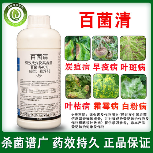 柑橘锈病炭疽病叶斑病利民百菌清