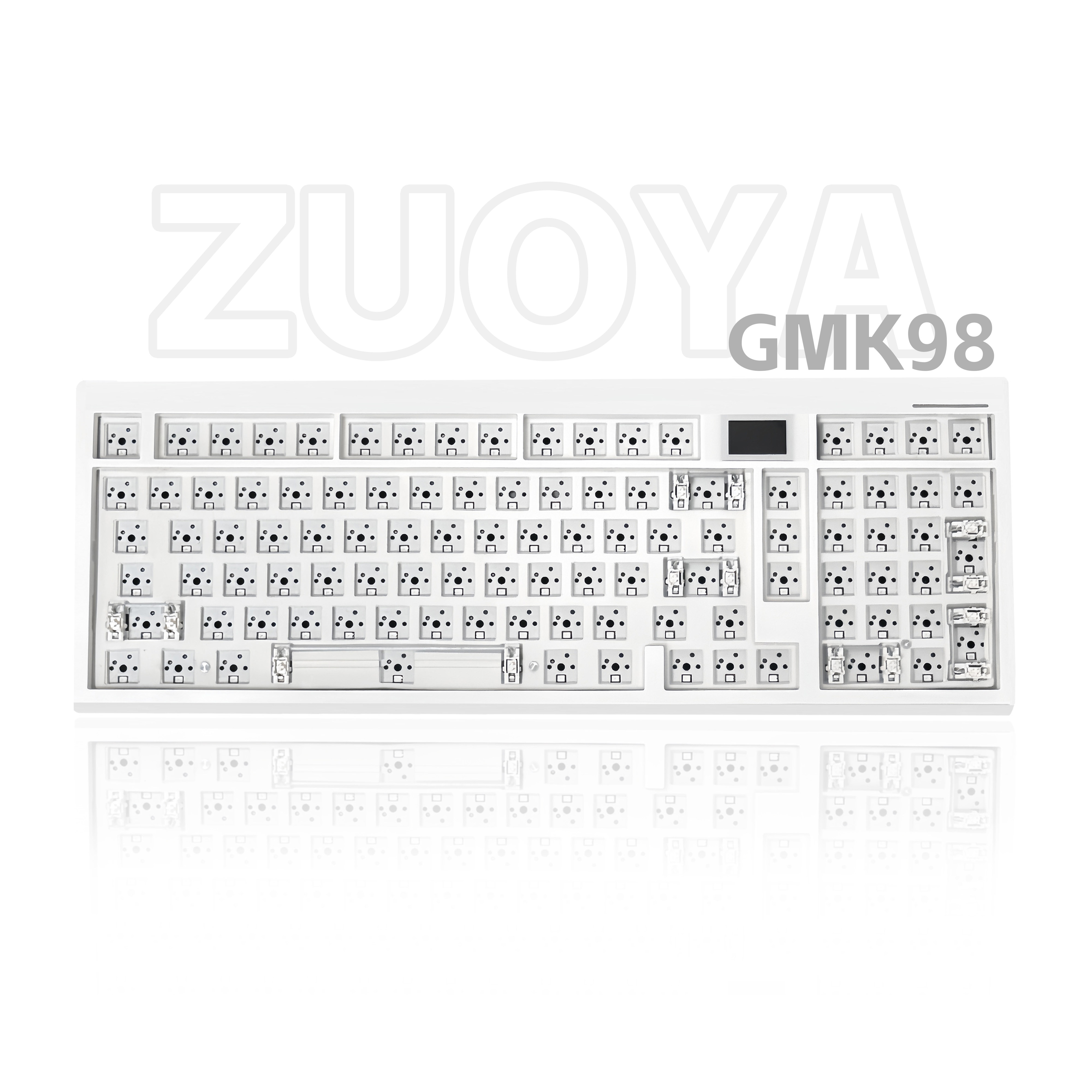 GMK98三模机械键盘gasket套件客制化无线98配列带屏幕支持VIA/QKM