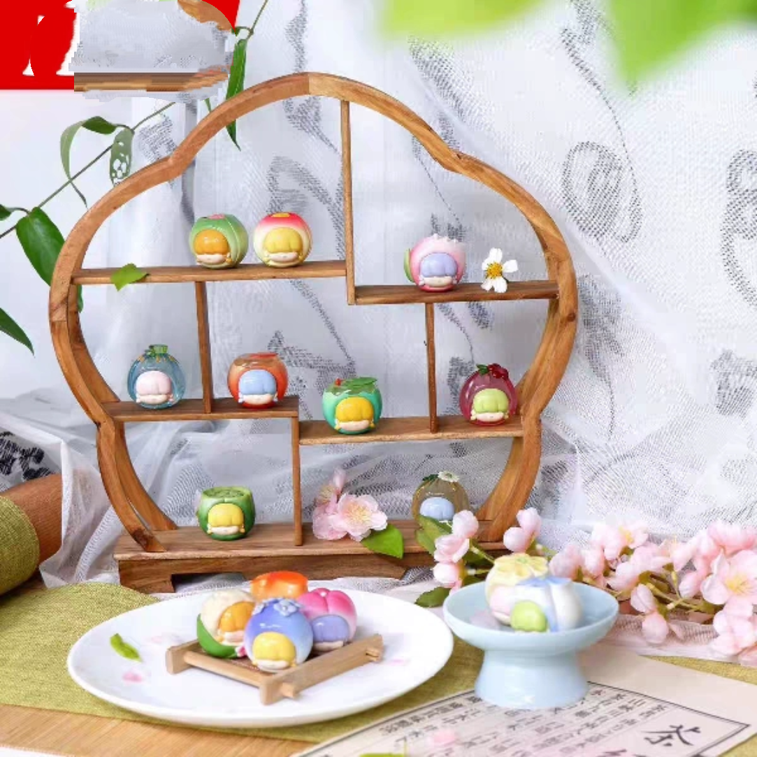 Nororo唐园觅菓茶菓子萌粒糕点盲袋国风潮玩小公仔礼物排排坐盲盒