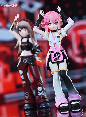 女团盲盒Haee girls的打歌舞台系列公仔潮玩手办新款桌面摆件礼物