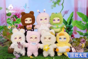 正版Lokiki洛奇奇动物毛绒系列二代童谣盲盒潮玩公仔挂绳挂件礼物