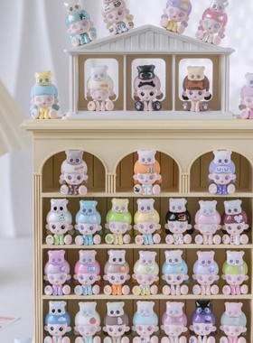 正版倒倒pitty和小猫的一天系列萌粒盲盒潮玩手办可爱摆件礼物女