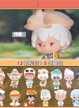 Aggie阿吉弟弟国家公园冒险之旅系列盲盒正版可爱手办摆件礼物