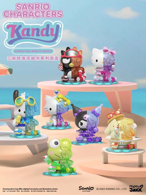 Mighty Jaxx三丽鸥海滨甜点系列盲盒潮玩手办帕恰狗摆件可爱公仔