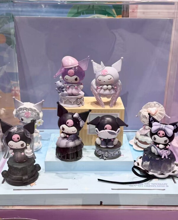 正版三丽鸥库洛米白昼之月盲盒摆件手办礼物可爱潮流玩具公仔女生