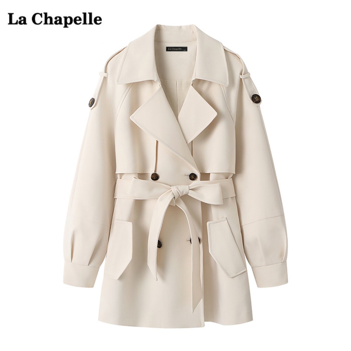 拉夏贝尔/La Chapelle秋季设计感收腰休闲中长款风衣外套女上衣使用感如何?