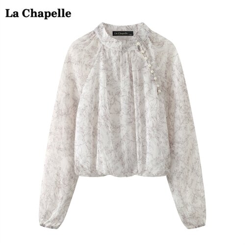 LaChapelle新中式水墨印花衬衫