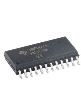 原装CD74HC154M96 SOIC-24高速CMOS逻辑4线至16线解码器/多路信号