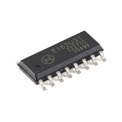 原装π162U31 SOIC-16增强型ESD 3kVrms 150Kbps六通道数字隔离器