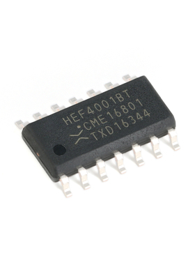 原装正品 HEF4001BT,653 SOIC-14 四路2输入或非门 贴片逻辑芯片