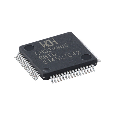 原装正品CH32V305RBT6 LQFP-64 RISC-V内核 32位微控制器-MCU