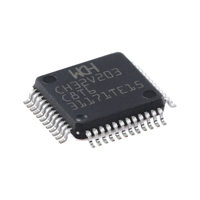 原装正品CH32V203C8T6 LQFP-48 RISC-V内核 32位微控制器-MCU
