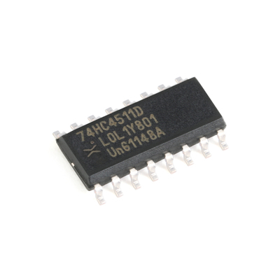 原装正品74HC4511D,653 SOIC-16 BCD到7段锁存器解码器驱动器芯片