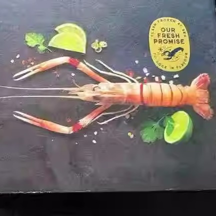 即食船冻2号新西兰鳌虾SCAMPI