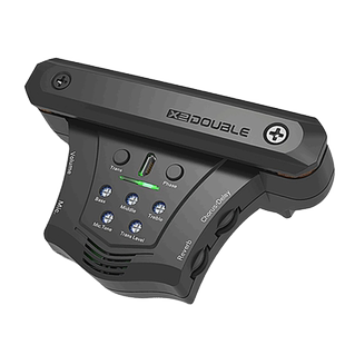 DOUBLE吉他加振拾音器精灵G0民谣木吉他免开孔打板同频加震拾音器