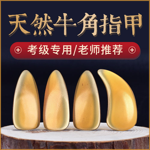 古筝指甲专业演奏天然牛角成人