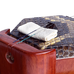 二胡音垫麂皮二胡滤音垫止音垫过滤杂音二胡消音弱音器乐器配件