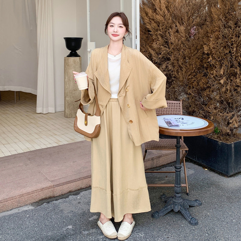 【档口】西装阔腿裤两件套C155-855-P185控278,女装套装/套裙,2C155