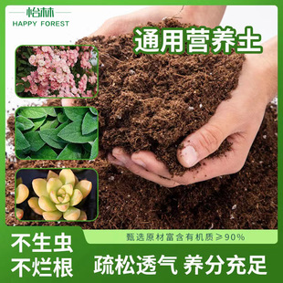 营养土养花通用泥炭专用土种花种菜土壤多肉种植土育苗肥有机花泥