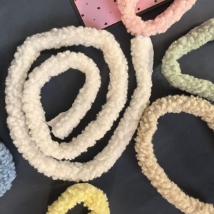 辅料 饰仿毛毛条服装 秋冬仿羊羔毛条花边泰迪毛领口袖 口毛边裙摆装