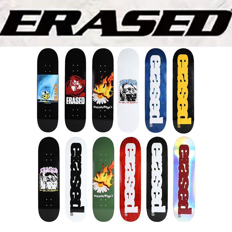 进口Erased滑板 Luis mora个人品牌美国进口专业双翘滑板