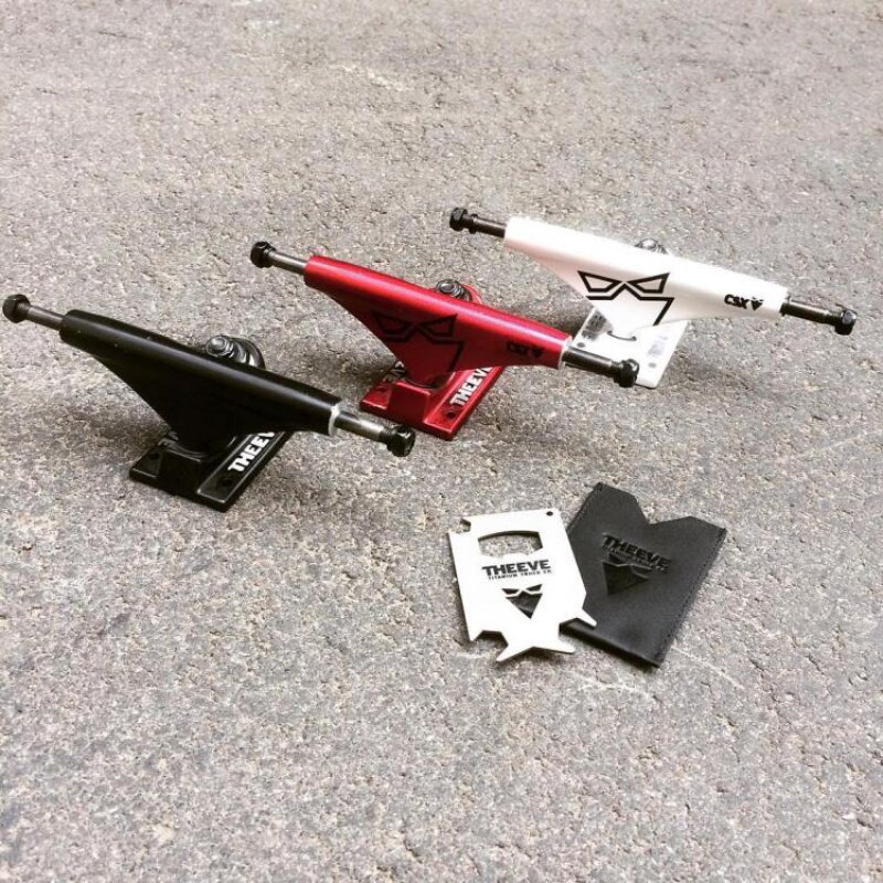 美国原装进口theeve滑板桥双翘钛合金支架tih纯钛支架5.25支架