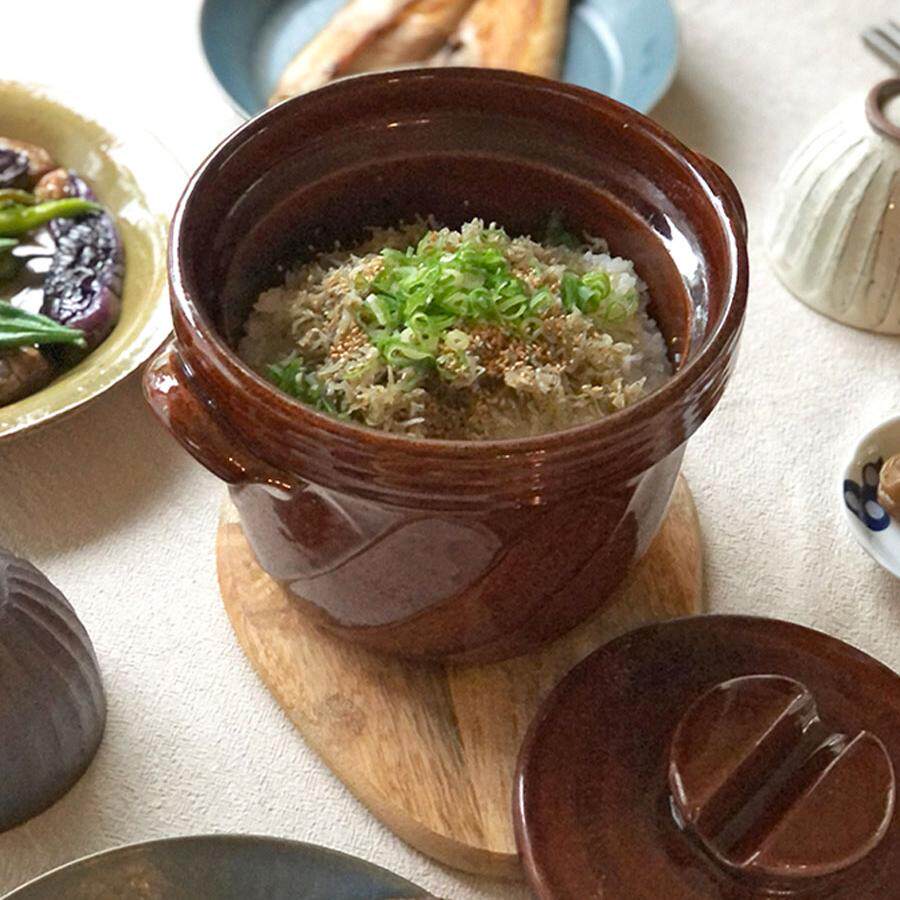 万古烧日式家用天然陶土炖锅砂锅