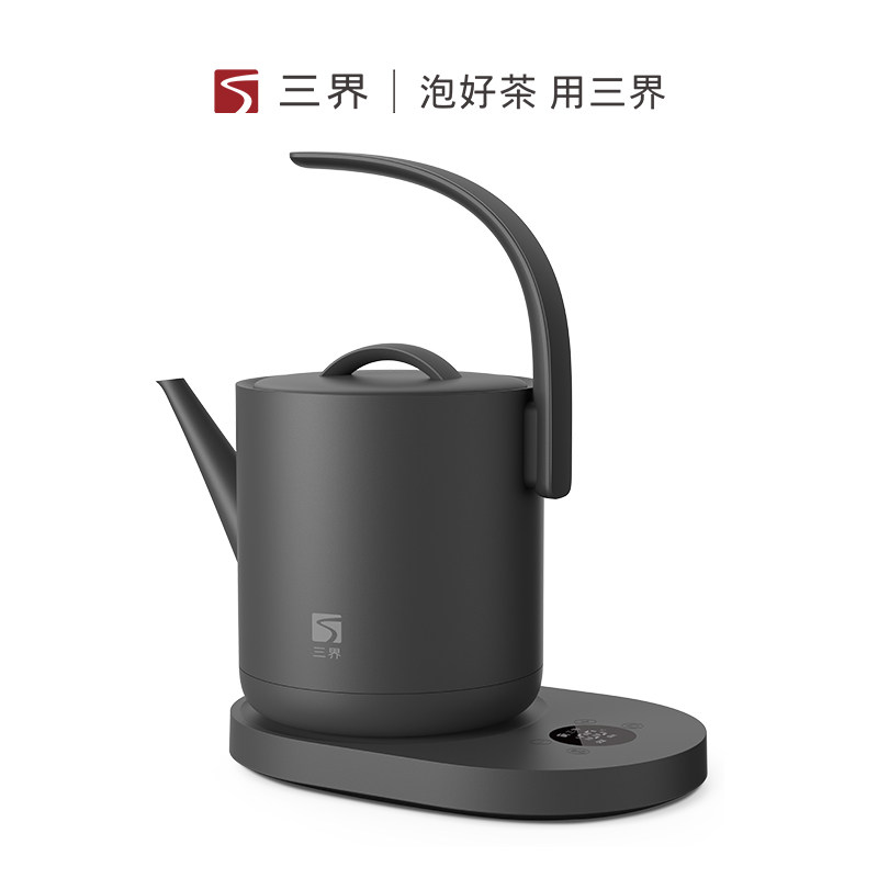 三界茶具D1-BWH保温电热水壶家用恒温烧水壶304提梁泡茶煮茶壶器