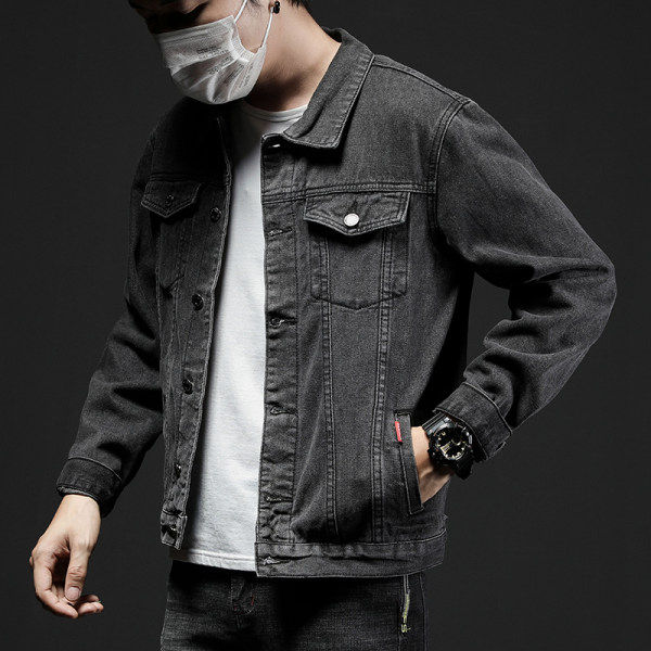WT9015-P70高品质秋冬季修身学生帅气大码牛仔夹克青年男外套，男装夹克，星座224-3