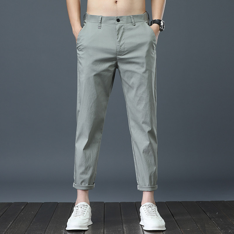 西裤男2021夏季弹力九分裤发型师男士韩版休闲裤X5588-P36有现货,男装休闲裤,星座224-3