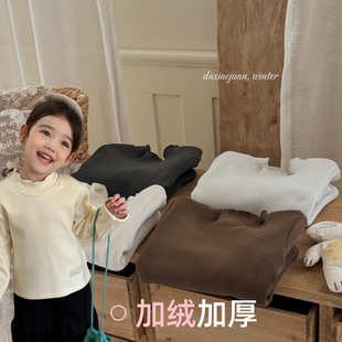 贴布男宝宝上衣儿童打底衫 修身 77086 秋冬韩版 大小卷女童2025新款