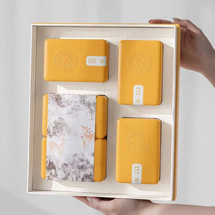 新款高档黄金芽茶叶包装盒空礼盒半斤一斤装礼品盒礼盒装空盒